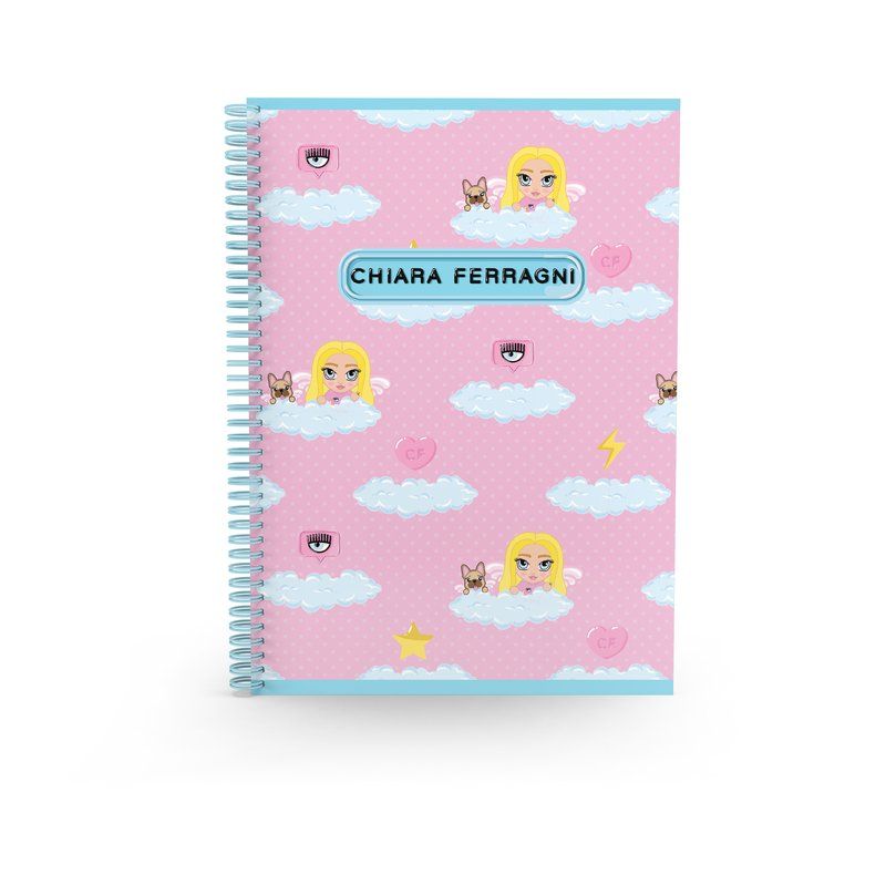 QUADERNI SKIP CHIARA FERRAGNI X PIGNA  RIGATURA 5M Colori Assortiti