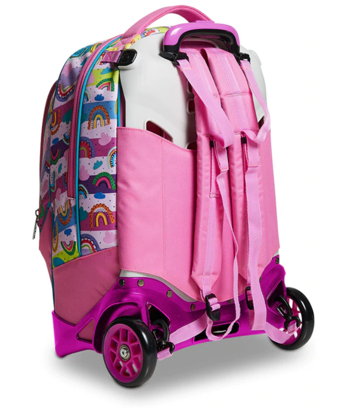 TROLLEY  SEVEN JACK 2 RUOTE COLORBOW GIRL