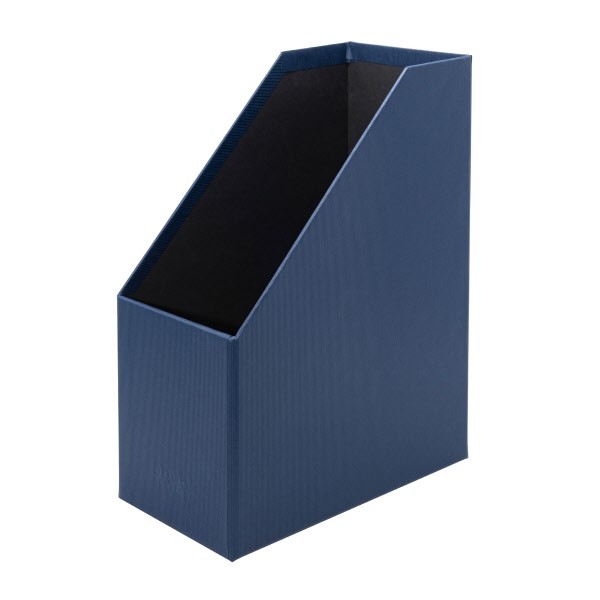 Scatola portariviste Living - Dorso11 cm - 31x26 cm - blu