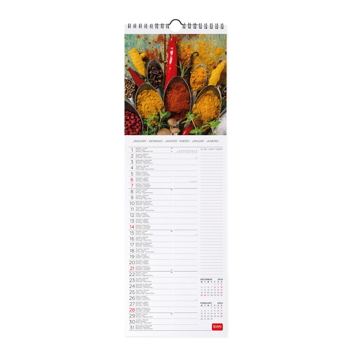 Calendario da parete 2024 30 x 29 cm Herbarium