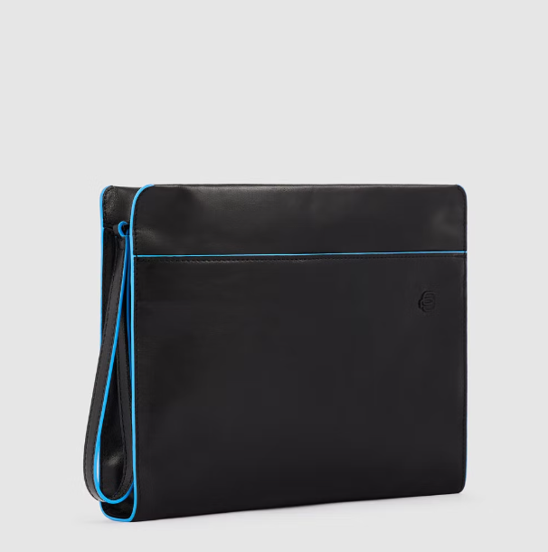 Pochette porta iPad Blue Square Nero