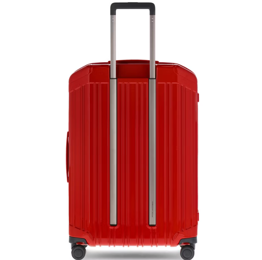 Trolley medio 4 ruote in policarbonato PQ Light Rosso