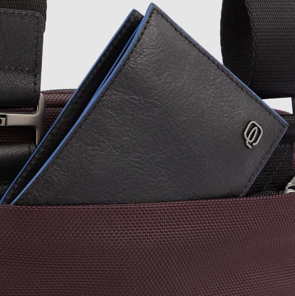 Borsello porta iPad in tessuto riciclato Brief 2 Wenge’