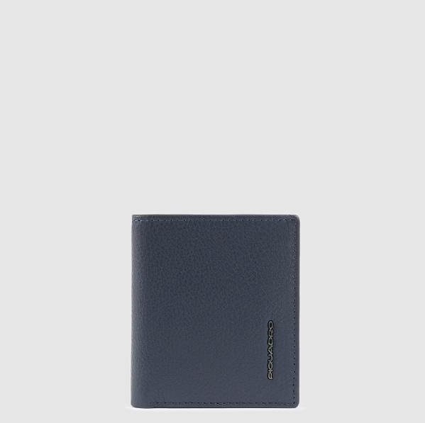 Piquadro BustVertical men’s wallet Blu