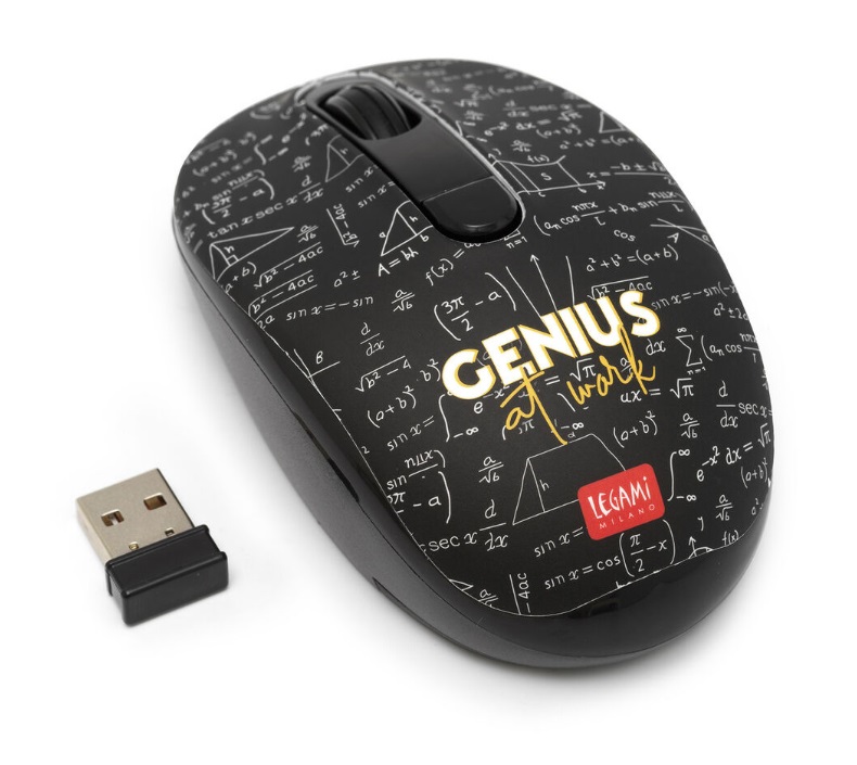 Mouse Wireless con Ricevitore USB Genius