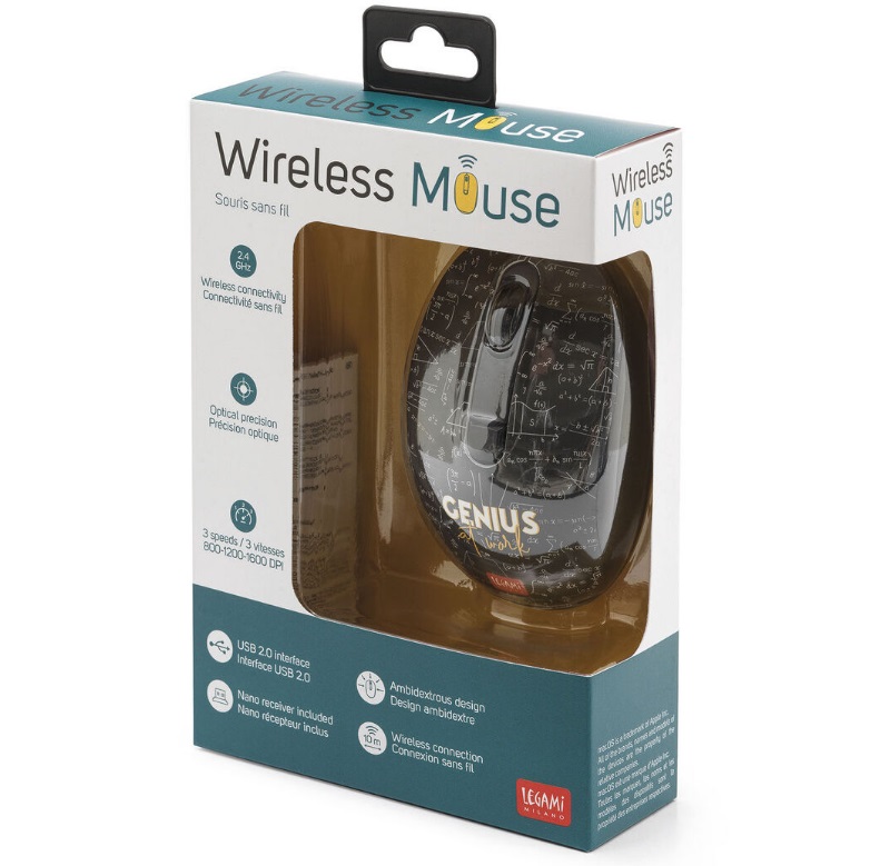 Mouse Wireless con Ricevitore USB Genius