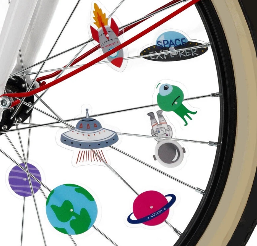 Set di 30 Decorazioni per i Raggi della Bicicletta Space