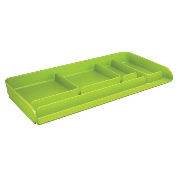 Portacancelleria Plastic Desk - colore verde