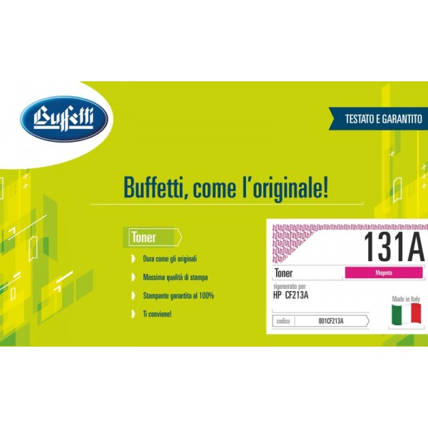 Buffetti HP Toner - compatibile - CF213A - magenta