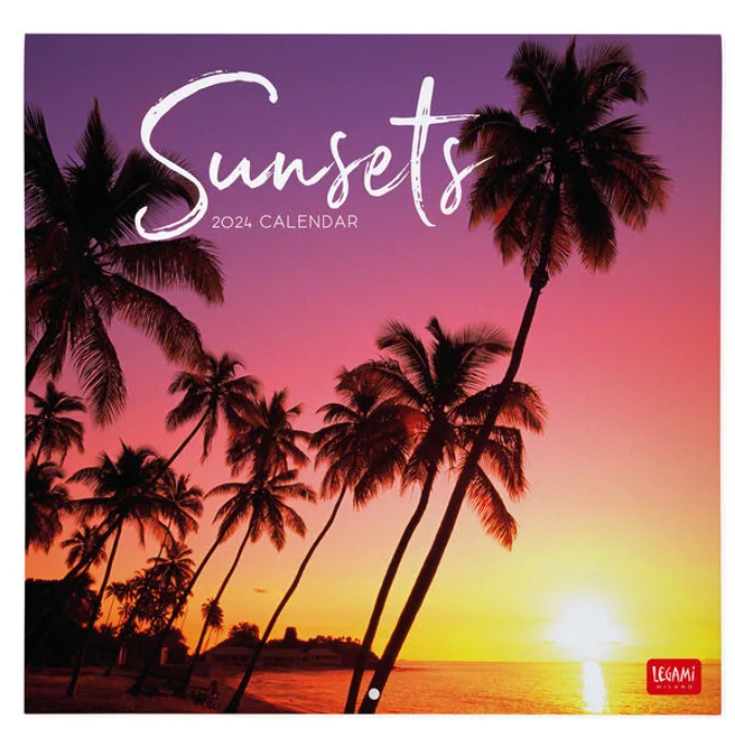 Calendario da parete 2024 30 x 29 cm Sunsets