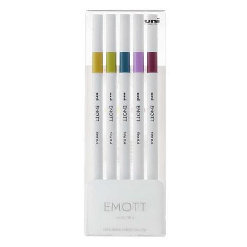 Fineliner Emott tratto 0,4mm colori ass retro  cf 5 pezzi