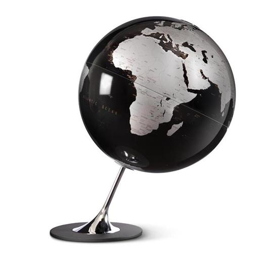 MAPPAMONDO Anglo Argento e Nero 25cm