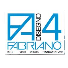 ALBUM FABRIANO4 24X33CM 220GR 20FG L SQUADRATO